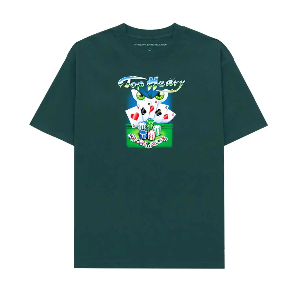 Top Heavy X Boarders King Of Hearts Tee - Forest 1