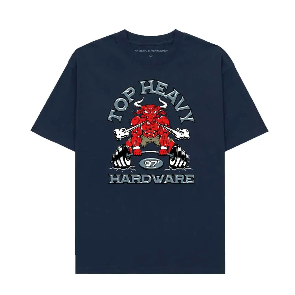 Top Heavy Boulshit Tee - Navy 1