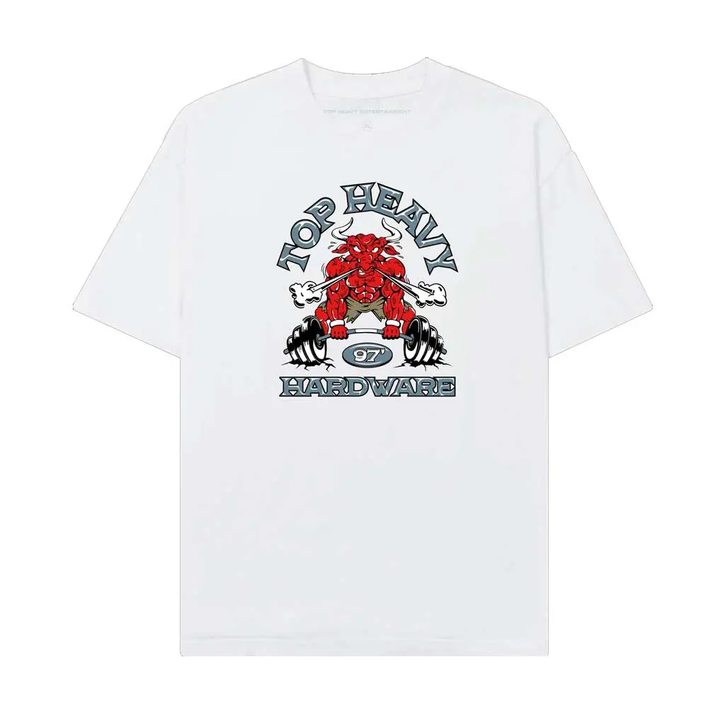 Top Heavy Boulshit Tee - White 1
