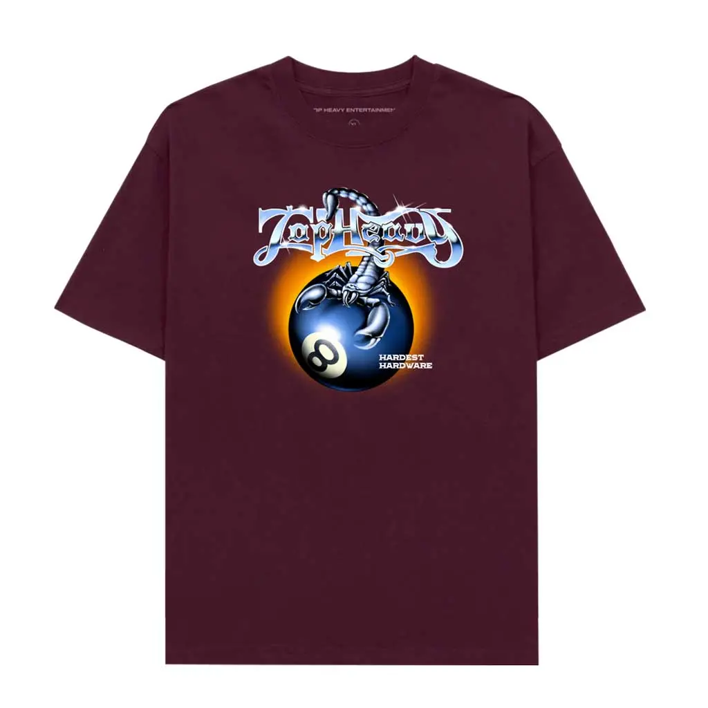 Top Heavy Strike Tee - Burgundy 1