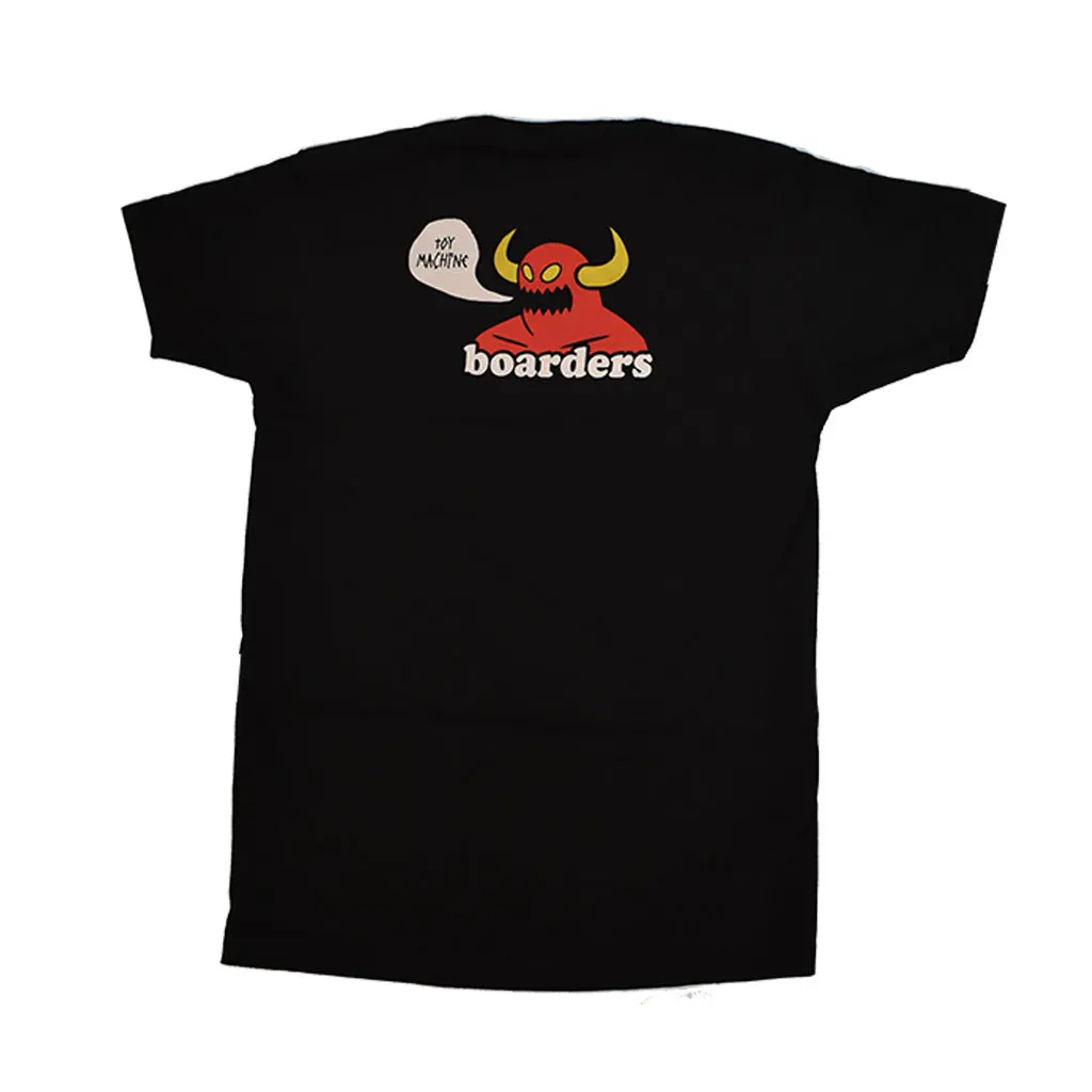 Boarders X Toy Machine Monster Tee - Black 1