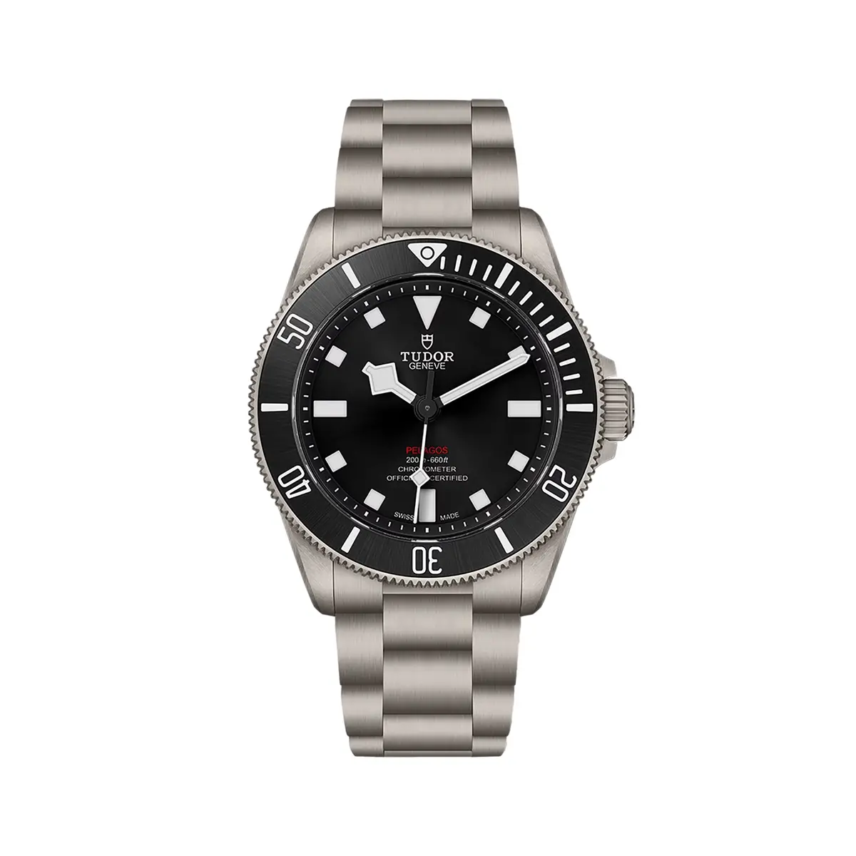 Pelagos Titanium 39Mm - Black On Bracelet W/ Extra Rubber Strap 1