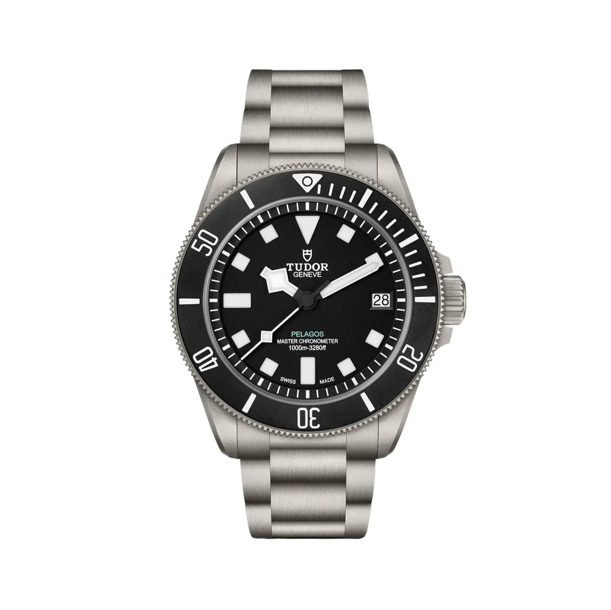 Pelagos Ultra Titanium 43Mm - Black On Bracelet W/ Extra Rubber Strap 1