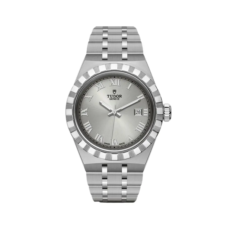 Tudor Royal 28Mm - Silver On Bracelet 1