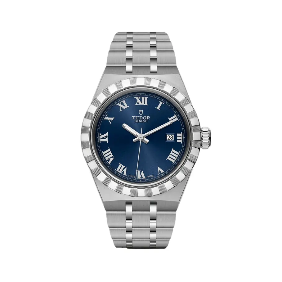 Tudor Royal 28Mm - Blue On Bracelet 1