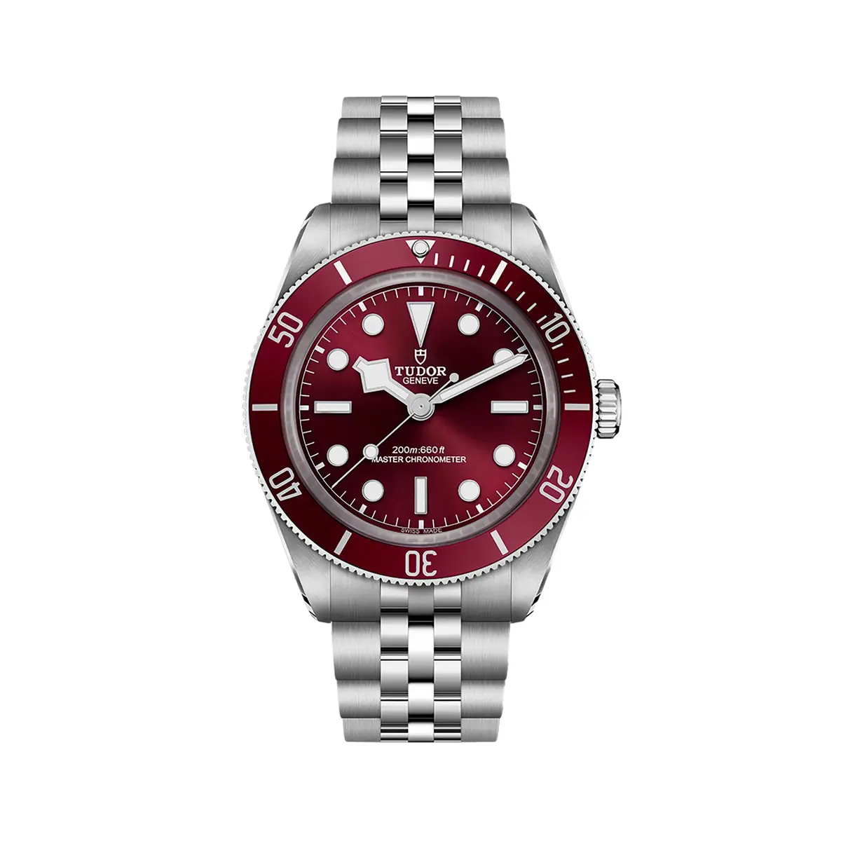 Black Bay 58 39Mm - Burgundy On Bracelet 1