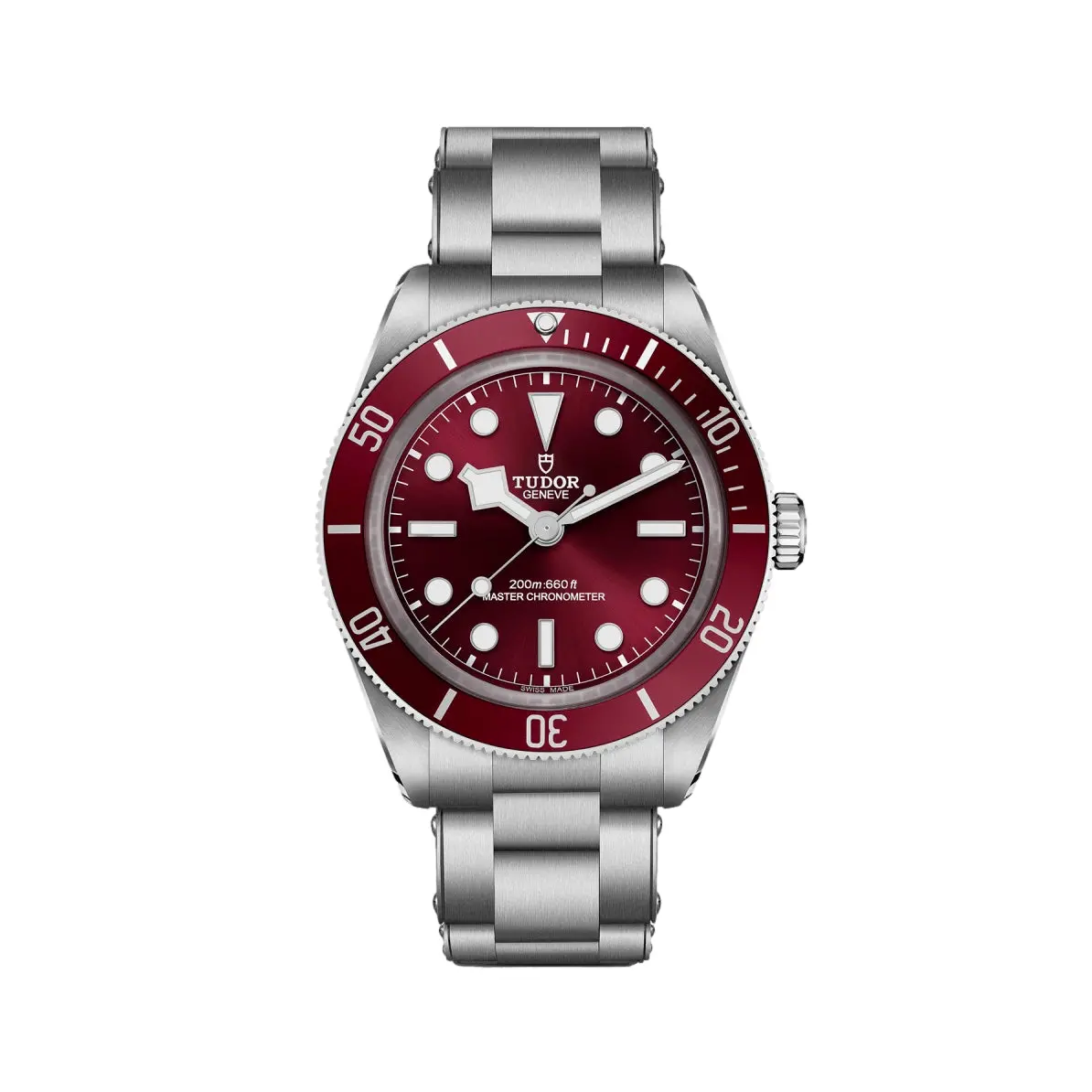 Black Bay 58 39Mm - Burgundy On Bracelet 1