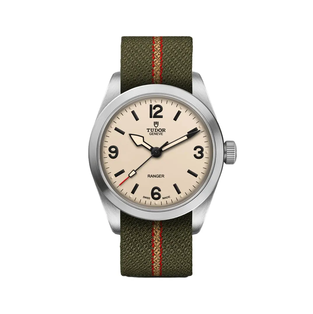 Ranger 36Mm - Beige On Fabric Strap 1
