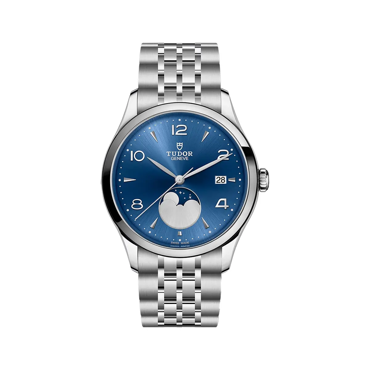 1926 Luna 39Mm - Blue On Bracelet 1