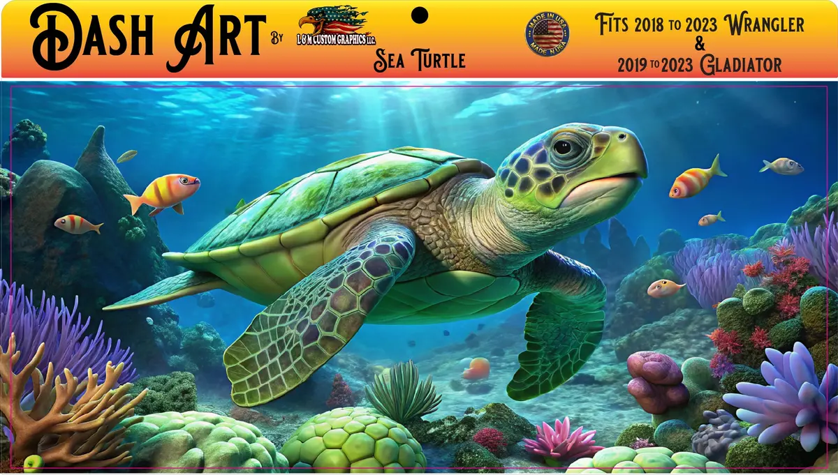 Sea Turtle Dash Art 1