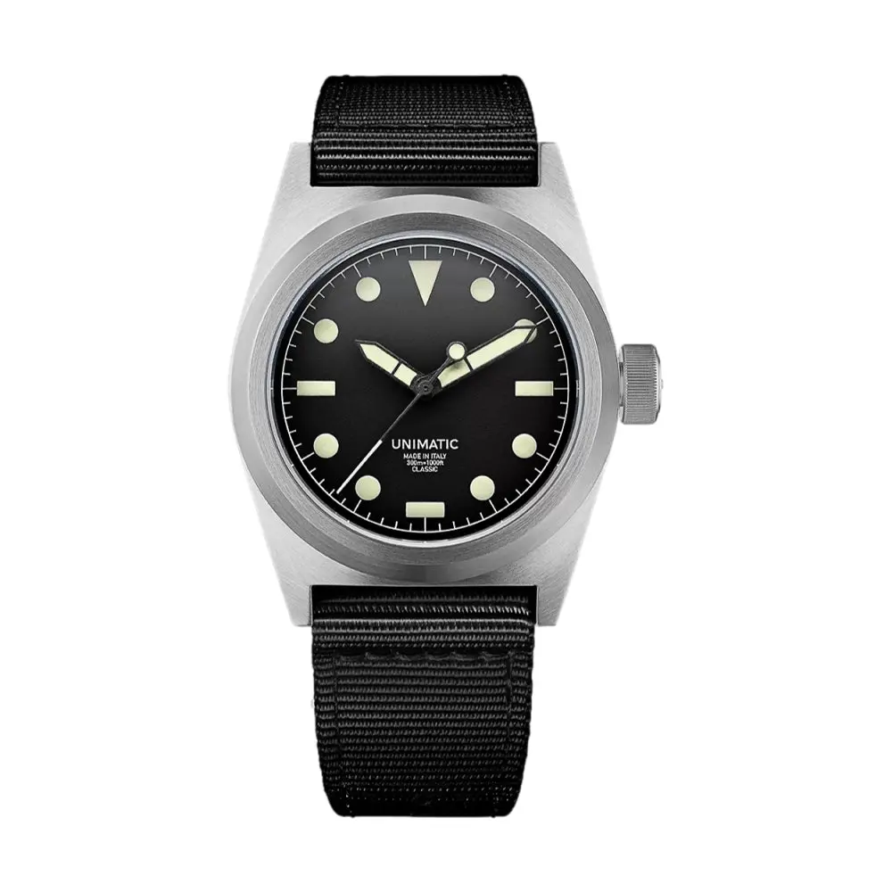 Uc2 U2 Classic 38.5Mm - Black On Fabric Strap 1
