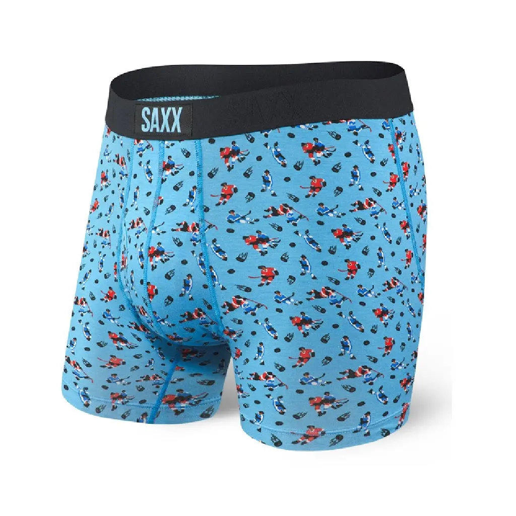 Saxx Ultra Boxer Brief - Blue Action Shot 1