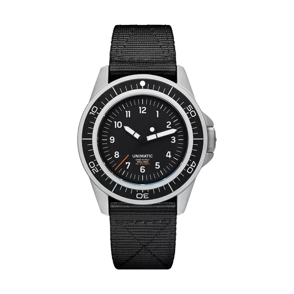 Ut1 Toolwatch 41.5Mm - Black On Fabric Strap 1