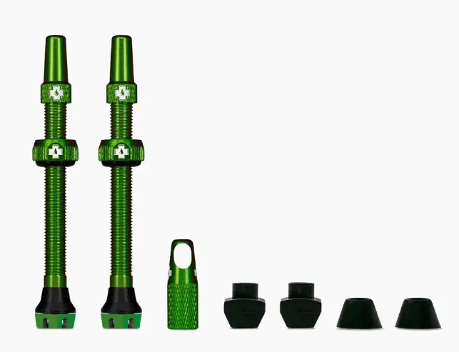 Muc-Off, V2, Tubeless Valve, Presta, 44Mm, Green, Pair 1