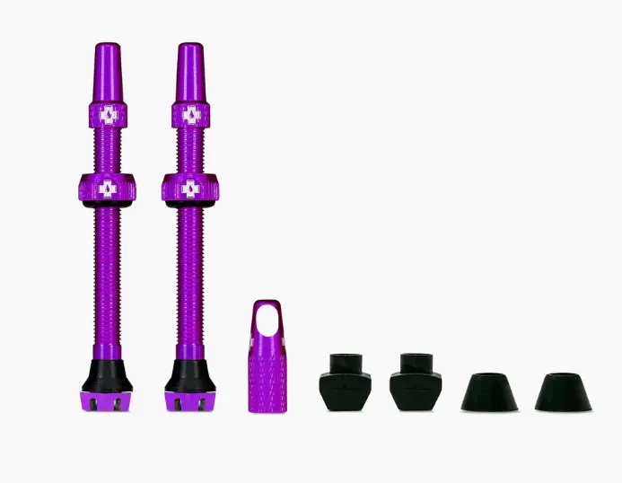 Muc-Off, V2, Tubeless Valve, Presta, 44Mm, Purple, Pair 1