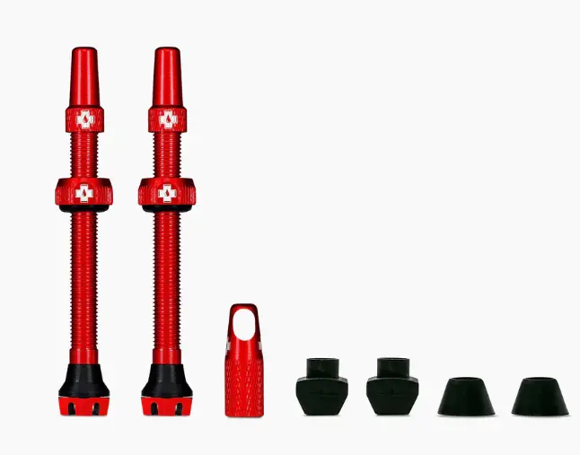 Muc-Off, V2, Tubeless Valve, Presta, 44Mm, Red, Pair 1
