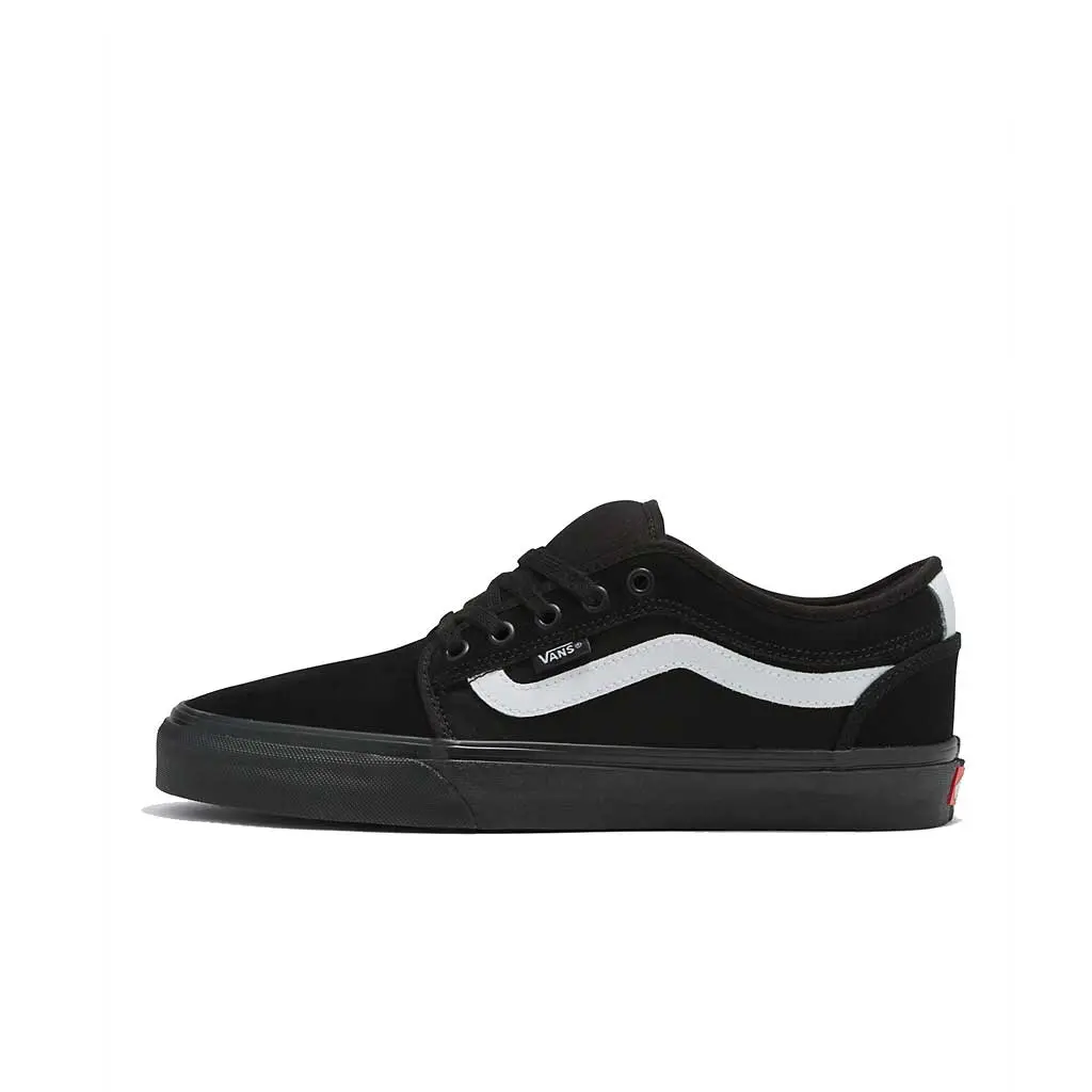 Vans Chukka Low Sidestripe - Black/Black/White 1