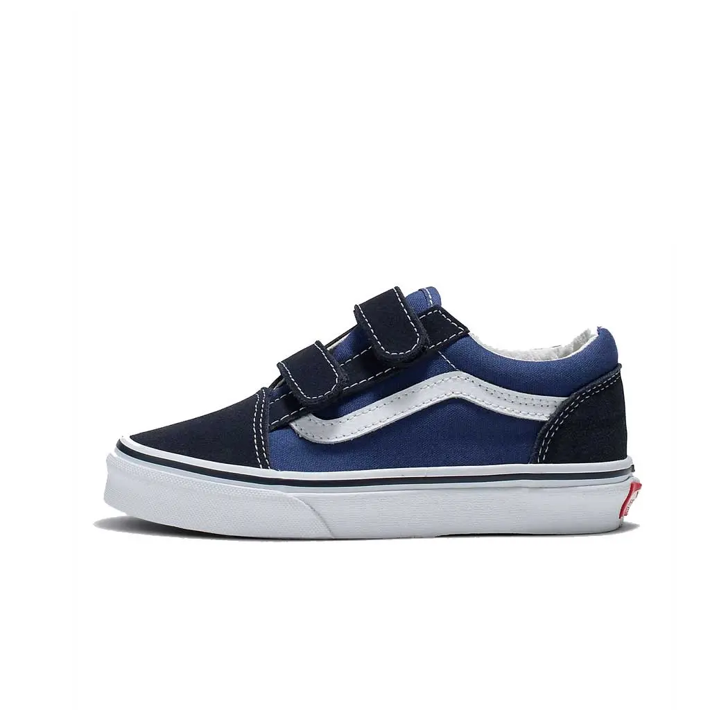 Vans Kid's Old Skool V - Navy/White 1