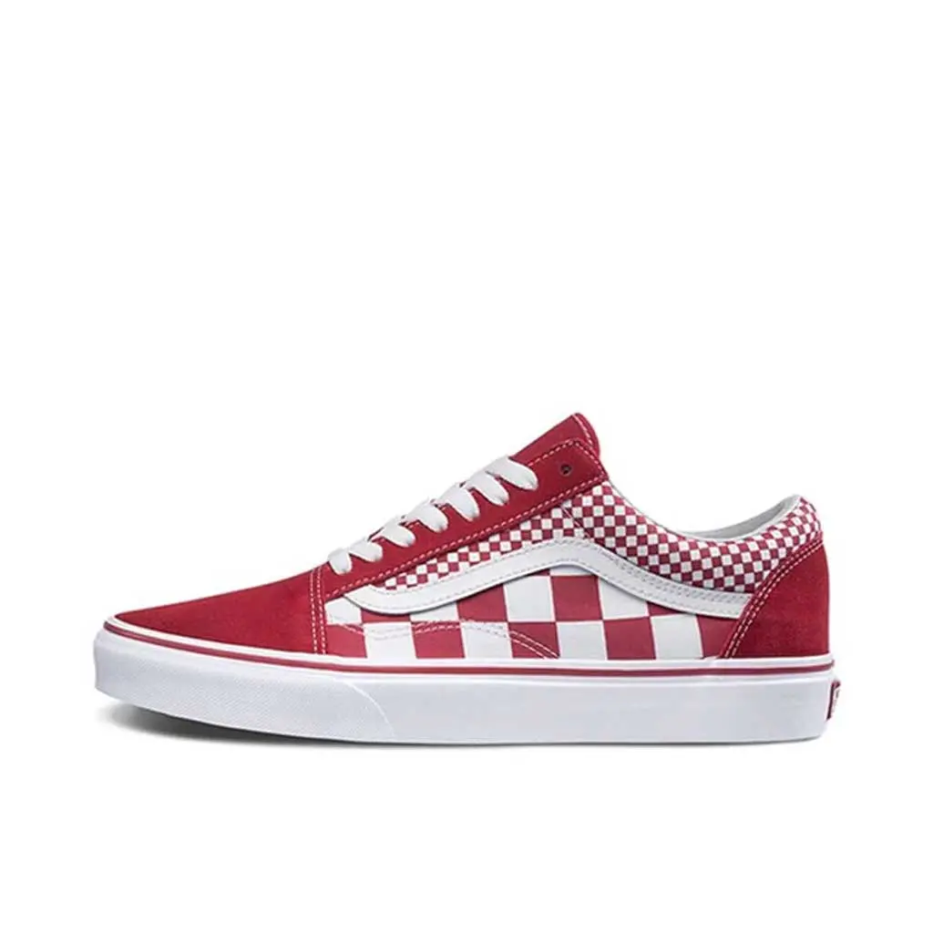 Vans Old Skool Mix Checker - Chili Pepper/White 1