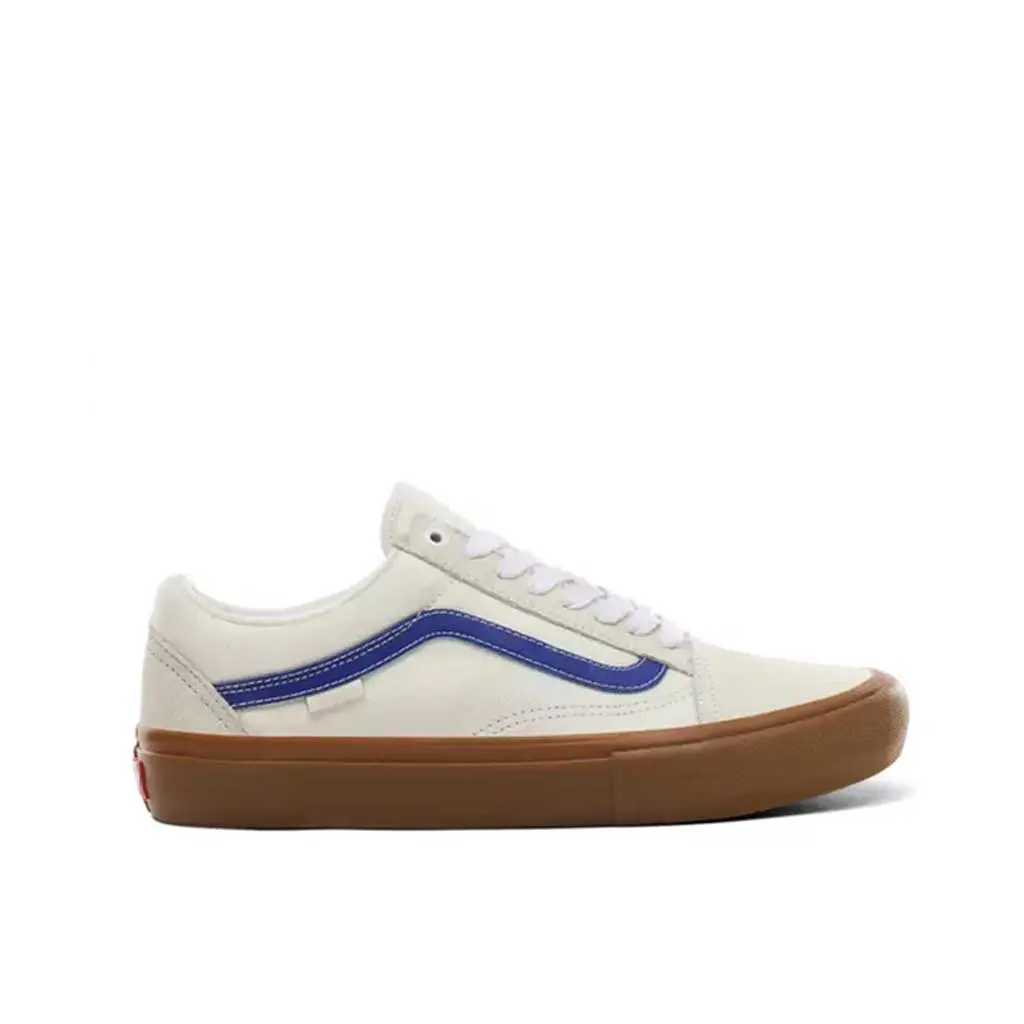 Vans Old Skool Pro - Marshmallow/Blue 1