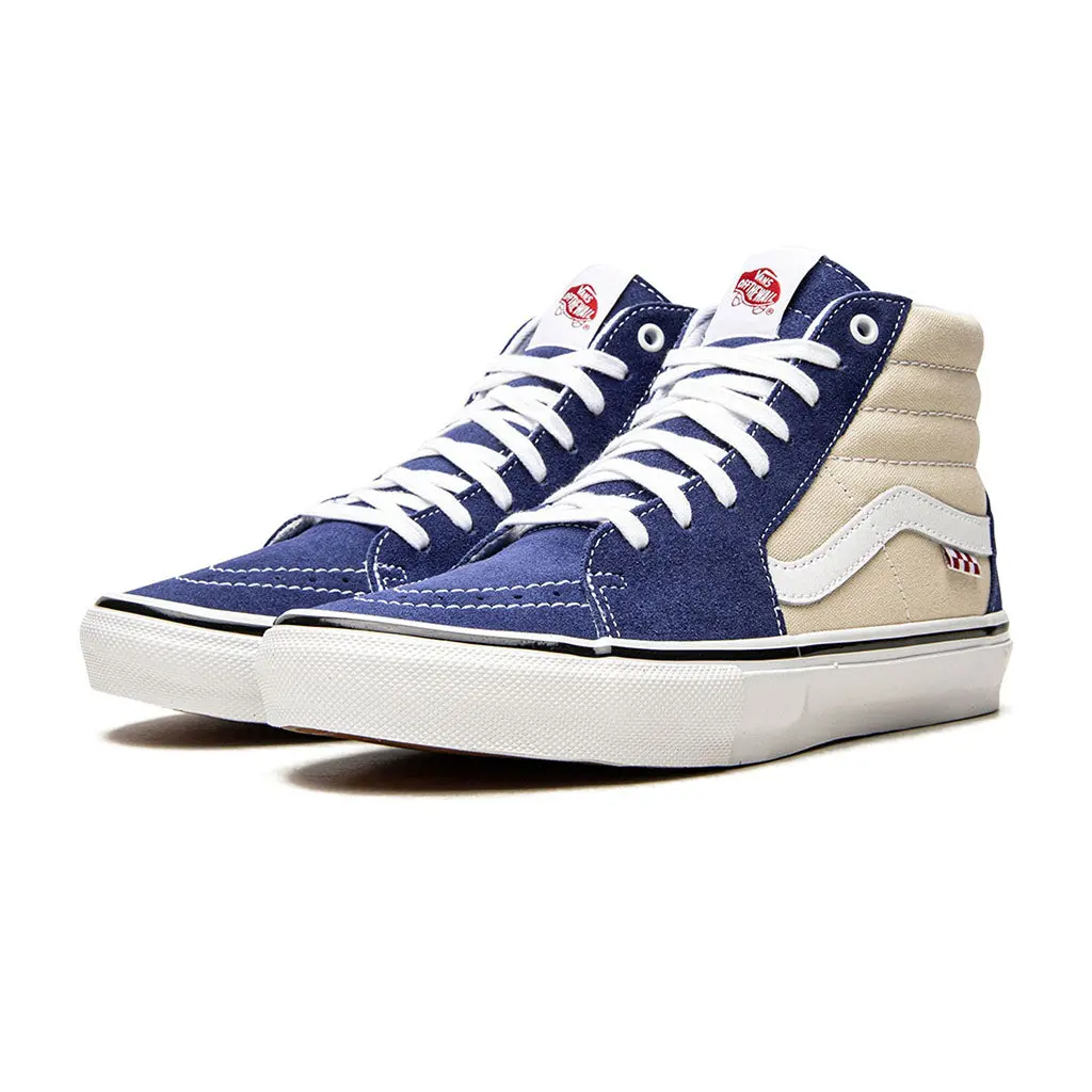 Vans Skate Sk8-Hi - Navy/White Cap 2