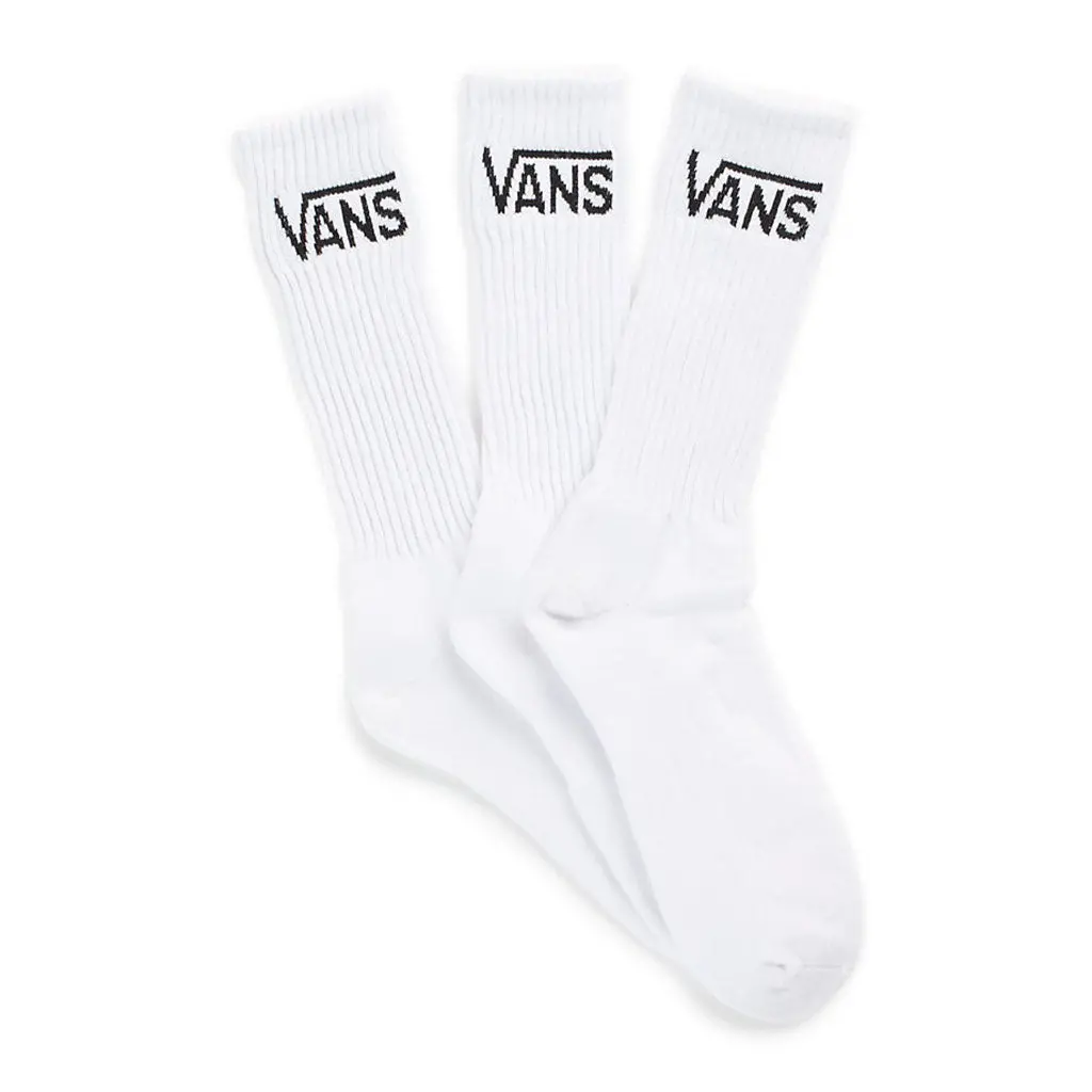 Vans  Classic Crew 3Pk Socks - White 1