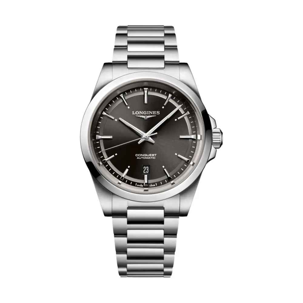 Conquest 41Mm - Sunray Black On Bracelet 1