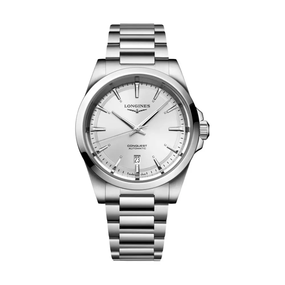 Conquest 41Mm - Sunray Silver On Bracelet 1
