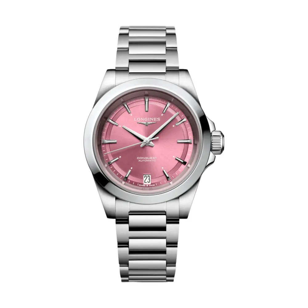 Conquest 34Mm - Sunray Pink On Bracelet 1