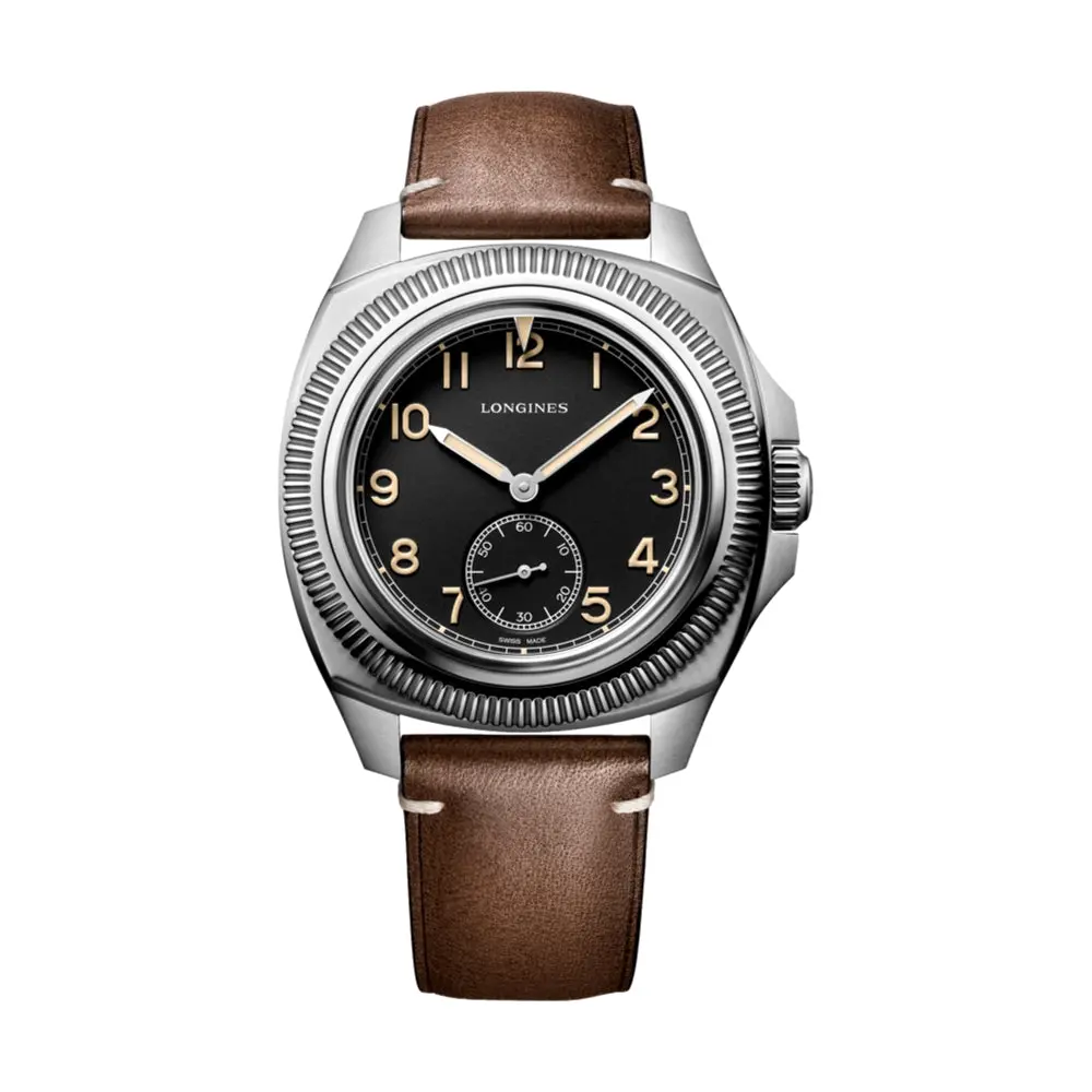 Pilot Majetek 43Mm - Black On Leather Strap 1