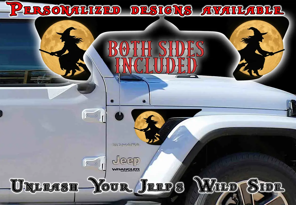 Witch Over The Moon Fender Vent For The Jl Or Jt 2018 Or Newer 1