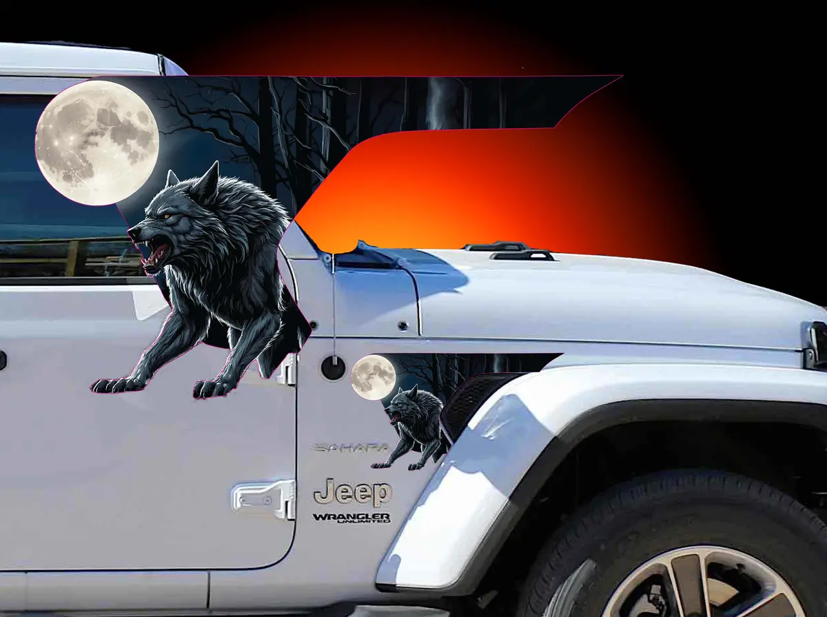 Fender Vent For The Jl Or Jt 2018 Or Newer Wolf And Moon 1