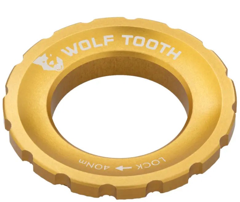 Wolf Tooth Centerlock Rotor Lockring - Gold 1