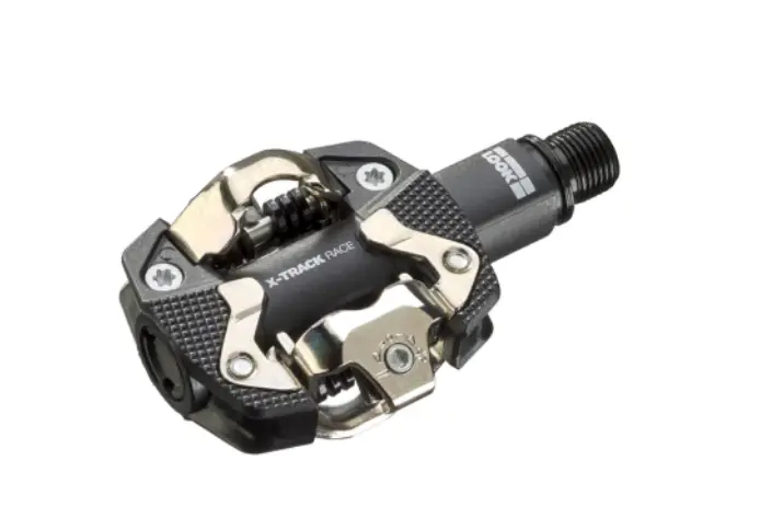 Look X-Track Race Pedals - Dual Sided Clipless Chromoly 9/16 Black 1