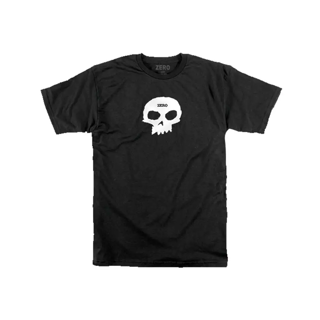 Zero Single Skull T-Shirt - Black 1
