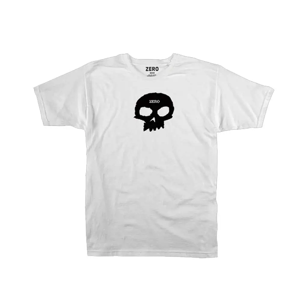 Zero Single Skull T-Shirt - White 1