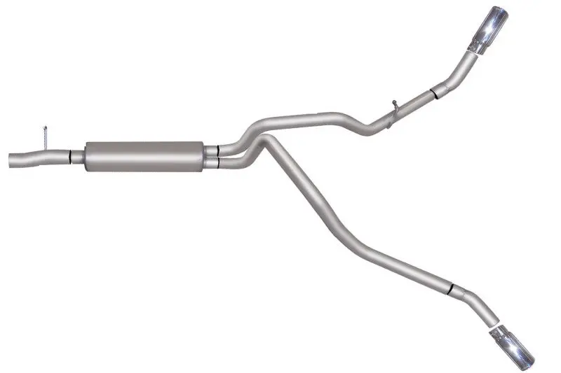 Gibson Dual Exhaust System – Cat-Back, Stainless Steel, 2.5" Diameter For 2011–2016 Ford F-250 Super Duty Lariat 6.2L 1