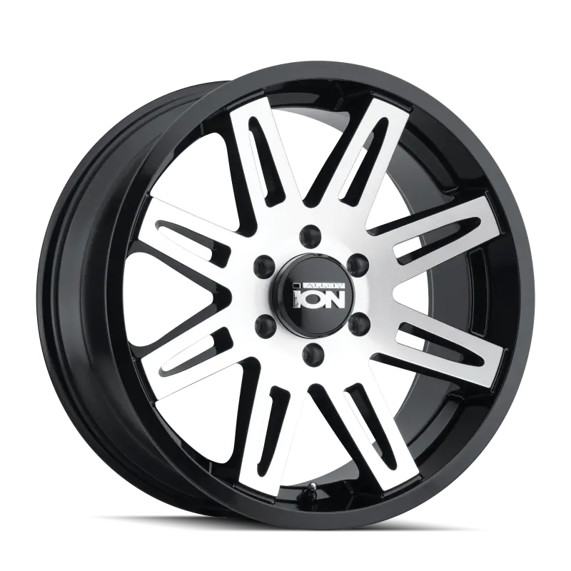 Ion Type 142 17X9 / 6X139.7 Bp / -12Mm Offset / 106Mm Hub Black/Machined Wheel 1