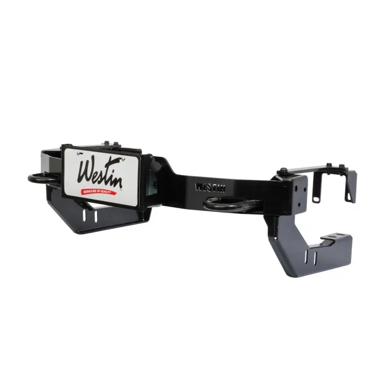 Westin Max Winch Tray License Plate Bracket – Powder-Coated Black Finish 1