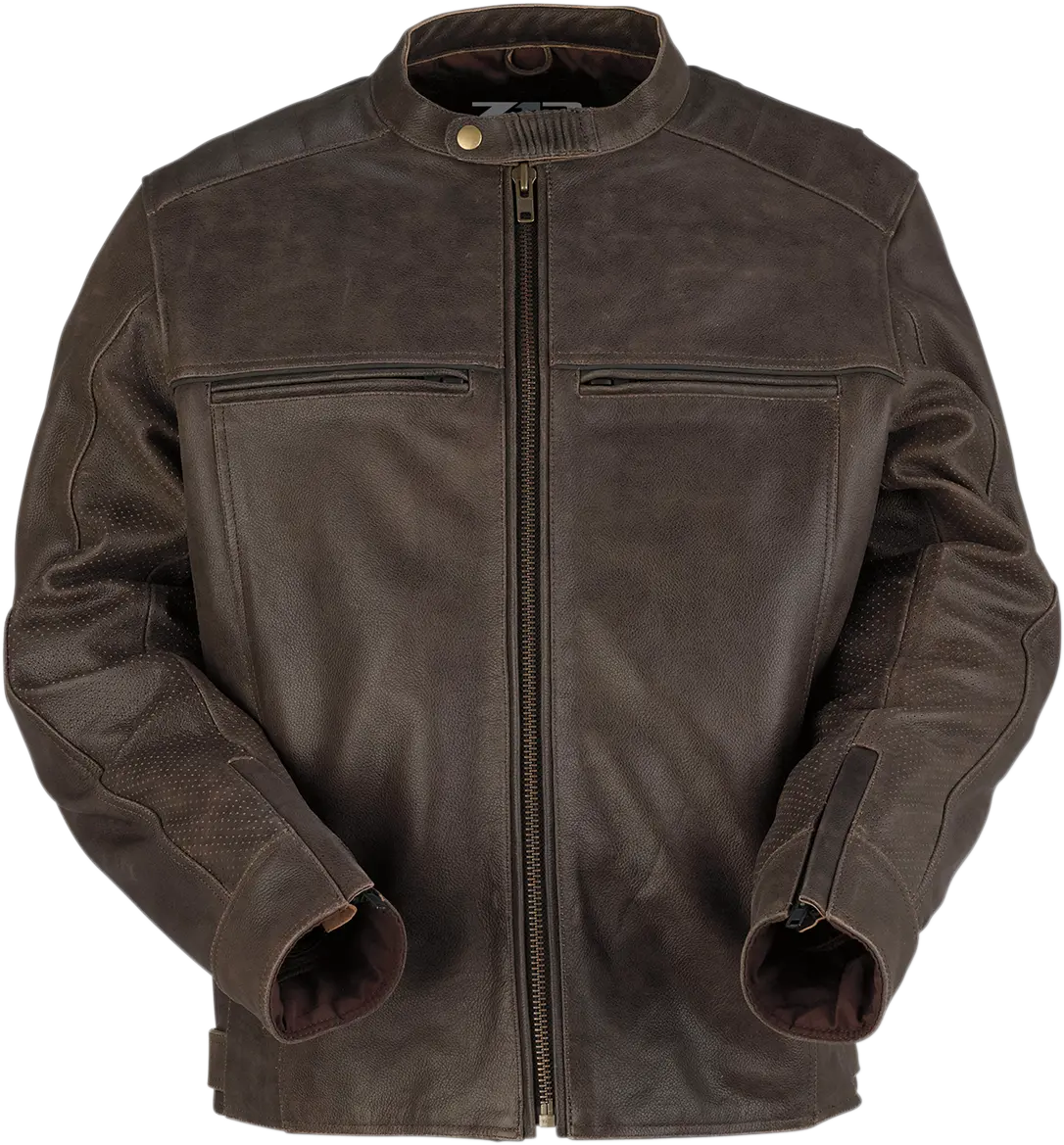 Z1R Indiana Heritage Motorcycle Jacket – Brown, Size 5Xl (Model 2810-3408) 1