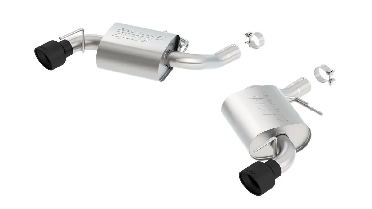 Borla S-Type Axle-Back Exhaust – Stainless Steel, Tuned For 2016–2021 Chevrolet Camaro Ss 1