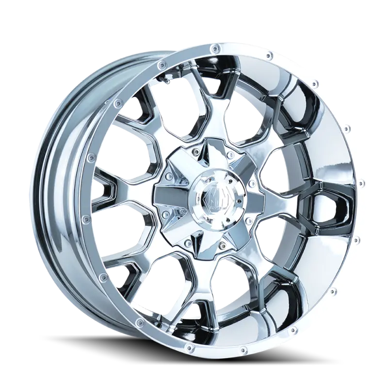 Mayhem 8015 Warrior 20X9 / 5X127 Bp / 0Mm Offset / 87Mm Hub Chrome Wheel 1