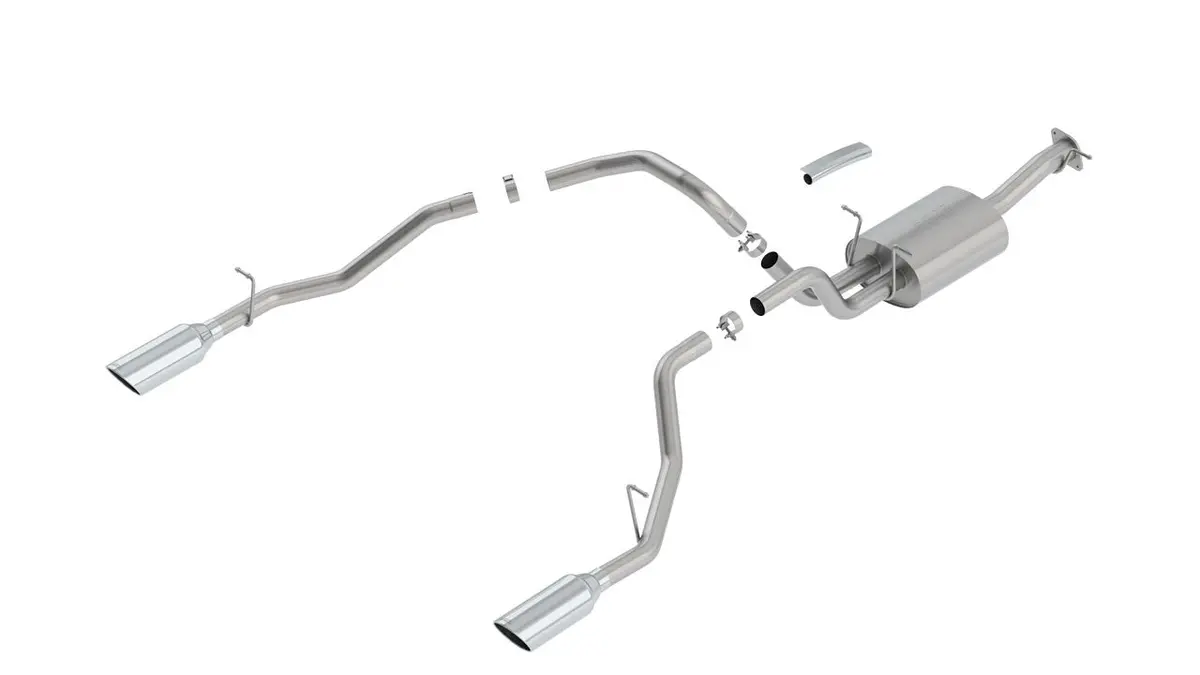 Borla S-Type Stainless Steel Cat-Back Exhaust For 2019–2021 Ram 1500 (5.7L V8) 1