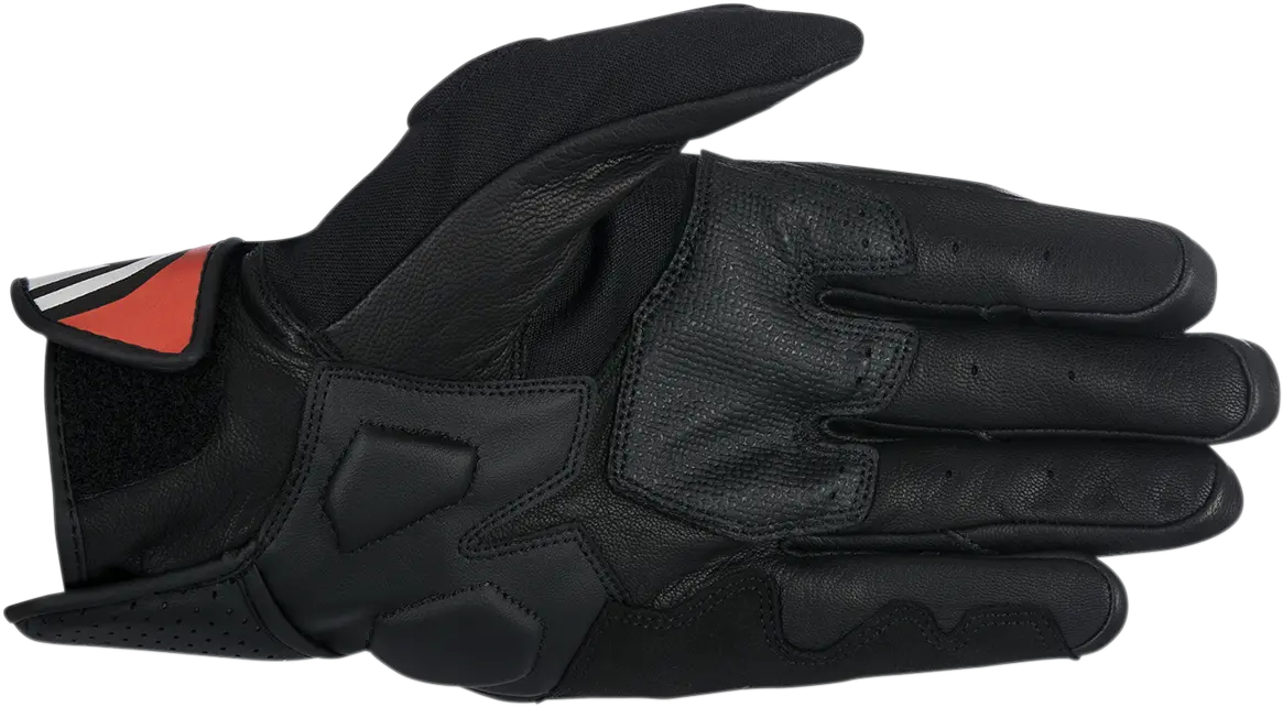 Alpinestars Booster Motorcycle Gloves – Black/Red, Medium (Size 3566917-13-M) 1