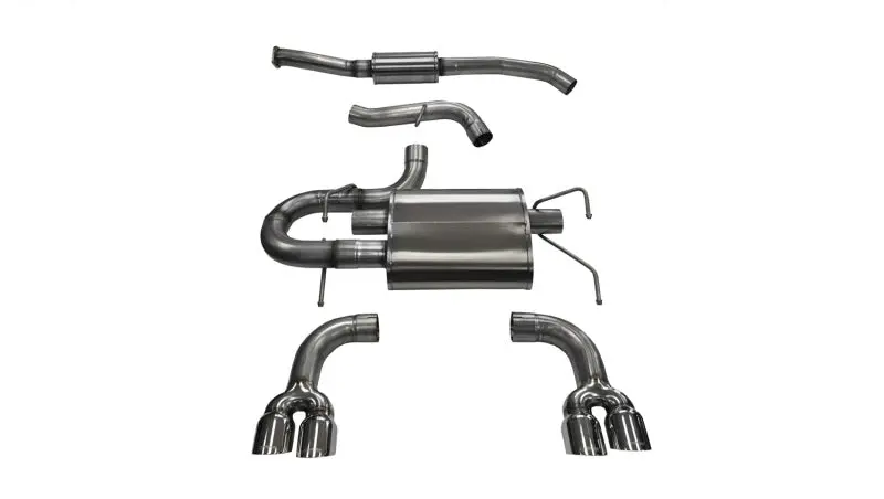 Corsa Polished Sport Cat-Back Exhaust – 2008–2014 Subaru Impreza Sti Hatchback (2.5L Turbo, Manual) 1