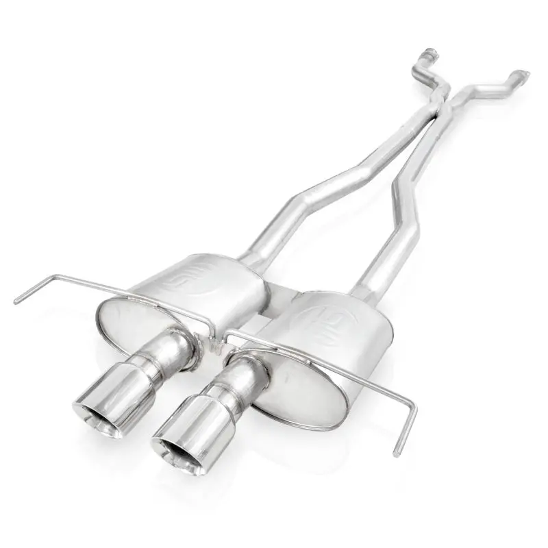 Stainless Works 3-Inch Cat-Back Exhaust For 2009–2015 Cadillac Cts-V Coupe – X-Pipe, Chambered Mufflers, 4-Inch Tips 1