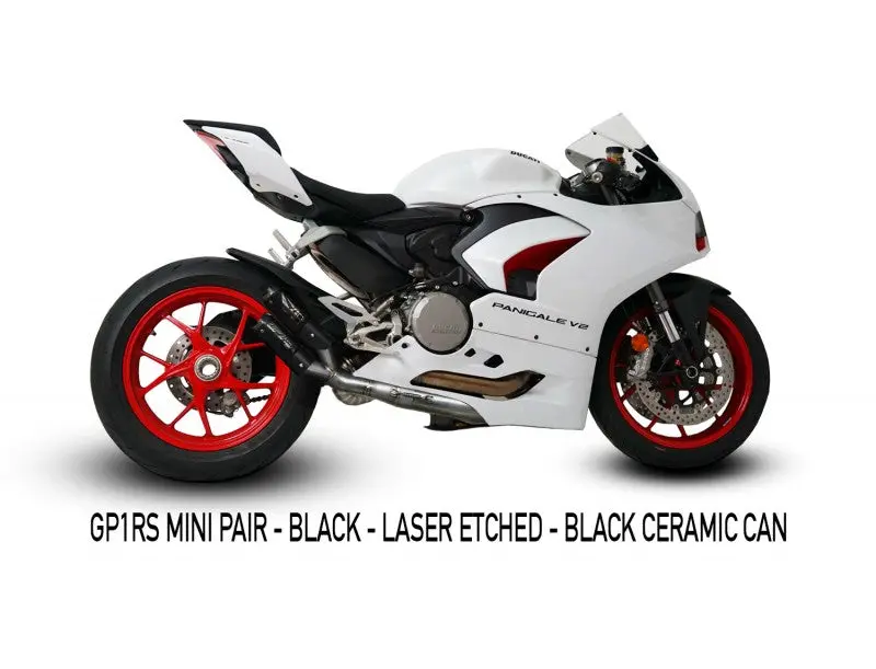 Austin Racing Gp1Rs Mini De-Cat Exhaust – 2020–2024 Ducati Panigale & Streetfighter V2 1
