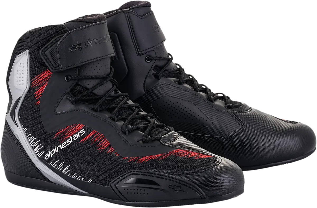 Alpinestars Faster-3 Rideknit Shoes - Black/Silver/Red - Us 12 2510319193012 1