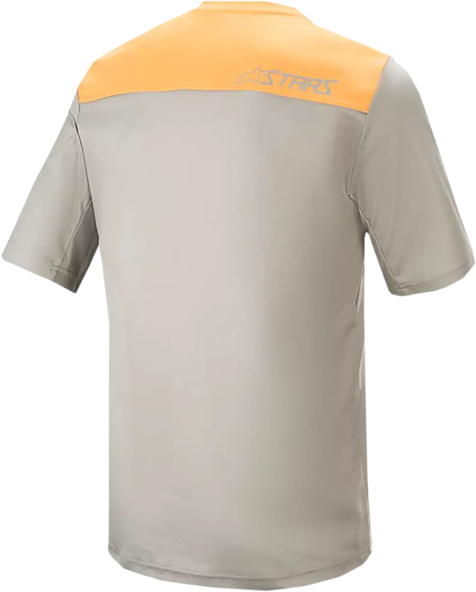 Alpinestars Drop 4.0 Short-Sleeve Jersey — Gray/Orange, Size Large (1766220-6004-Lg) 1