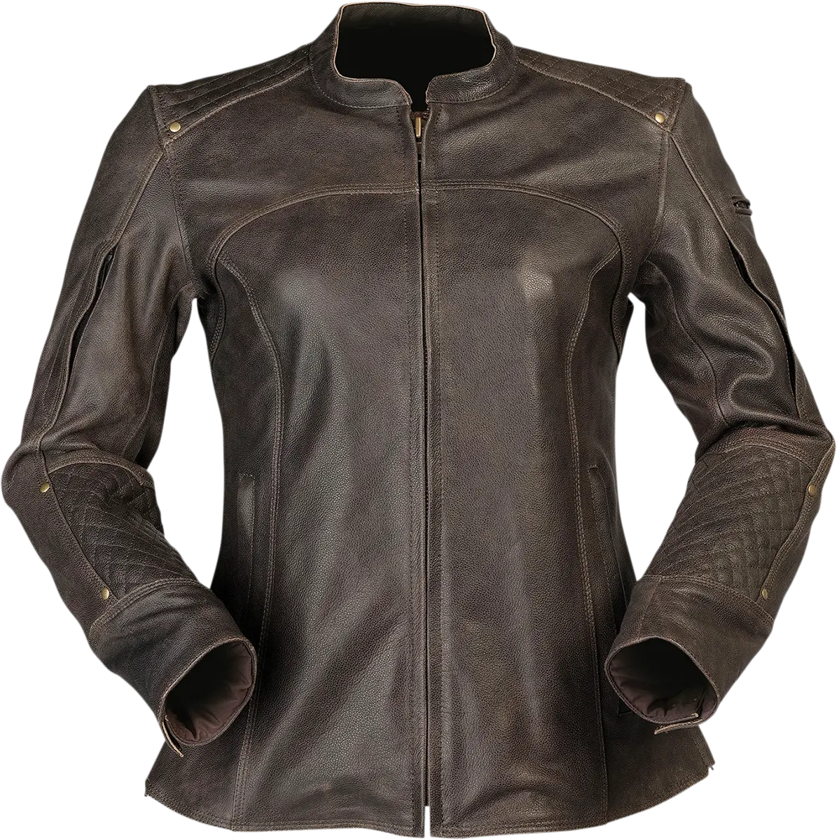 Z1R Chimay Women’S Motorcycle Jacket – Brown, Size Xs (Model 2813-1000) 1